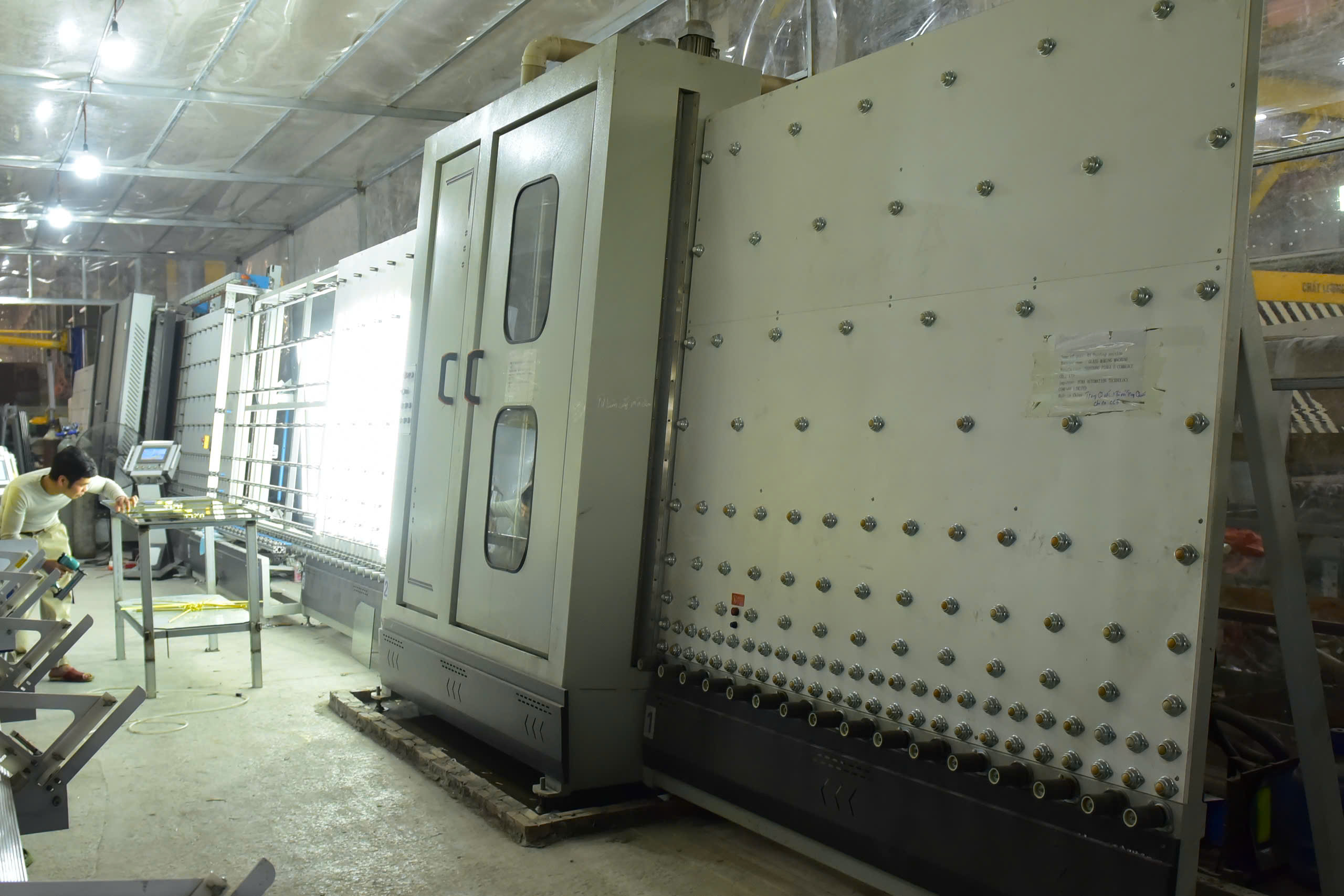 Dàn Máy Làm Kính Hộp